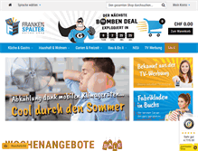 Tablet Screenshot of frankenspalter.ch